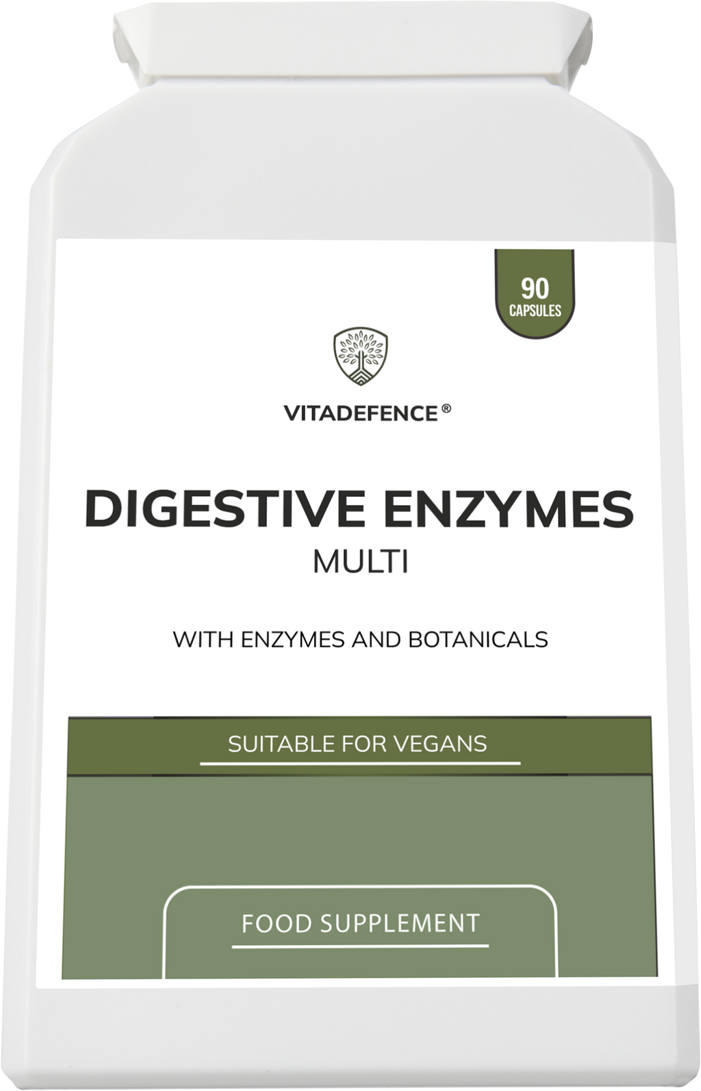 Digestive Enzyme Multi | With Turmeric, Apple Cider Vinegar & Enzyme Blend – 90 Capsules