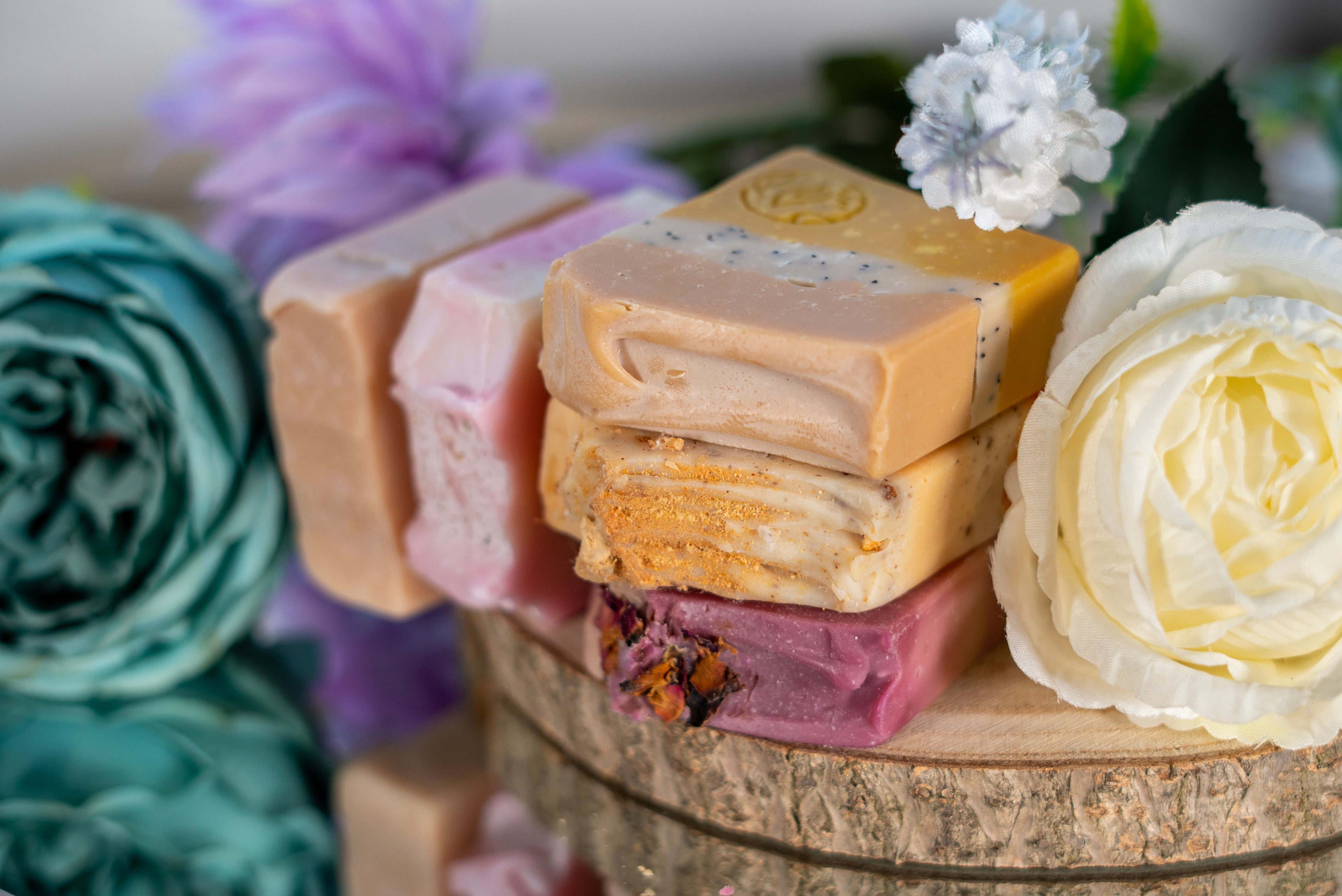 Strawberry & Rhubarb - Shea Butter Clay Soap