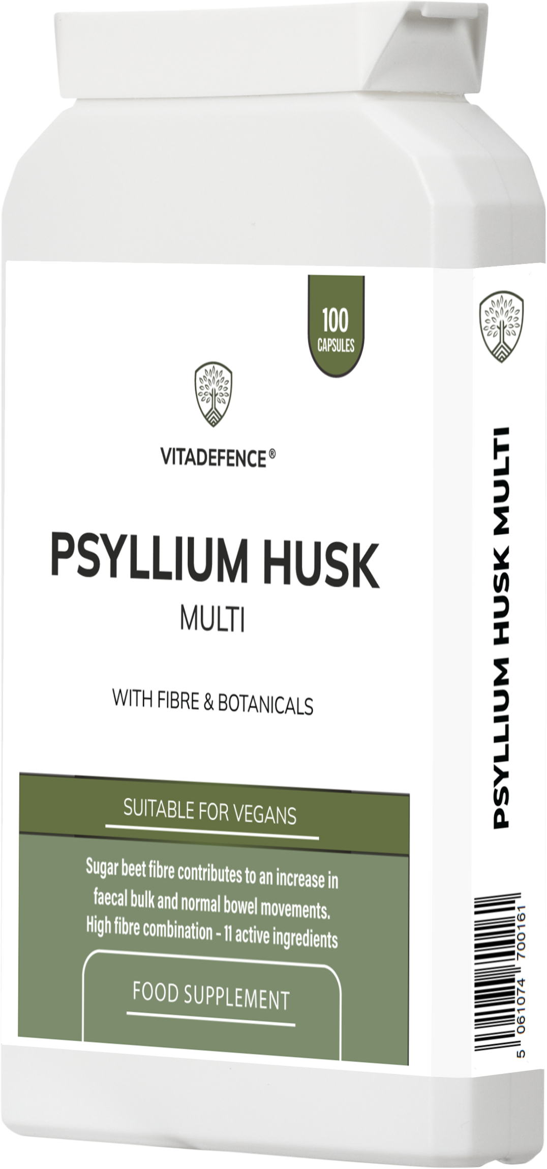 Psyllium Husk Multi | High-Fibre Botanical Blend – 100 Capsules