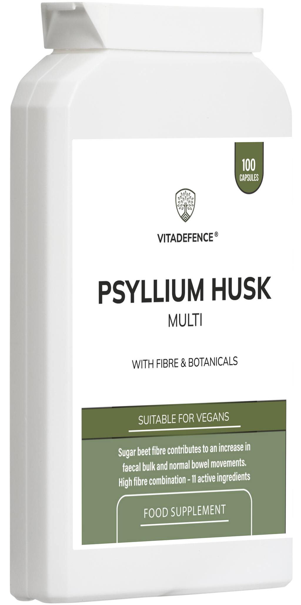 Psyllium Husk Multi | High-Fibre Botanical Blend – 100 Capsules
