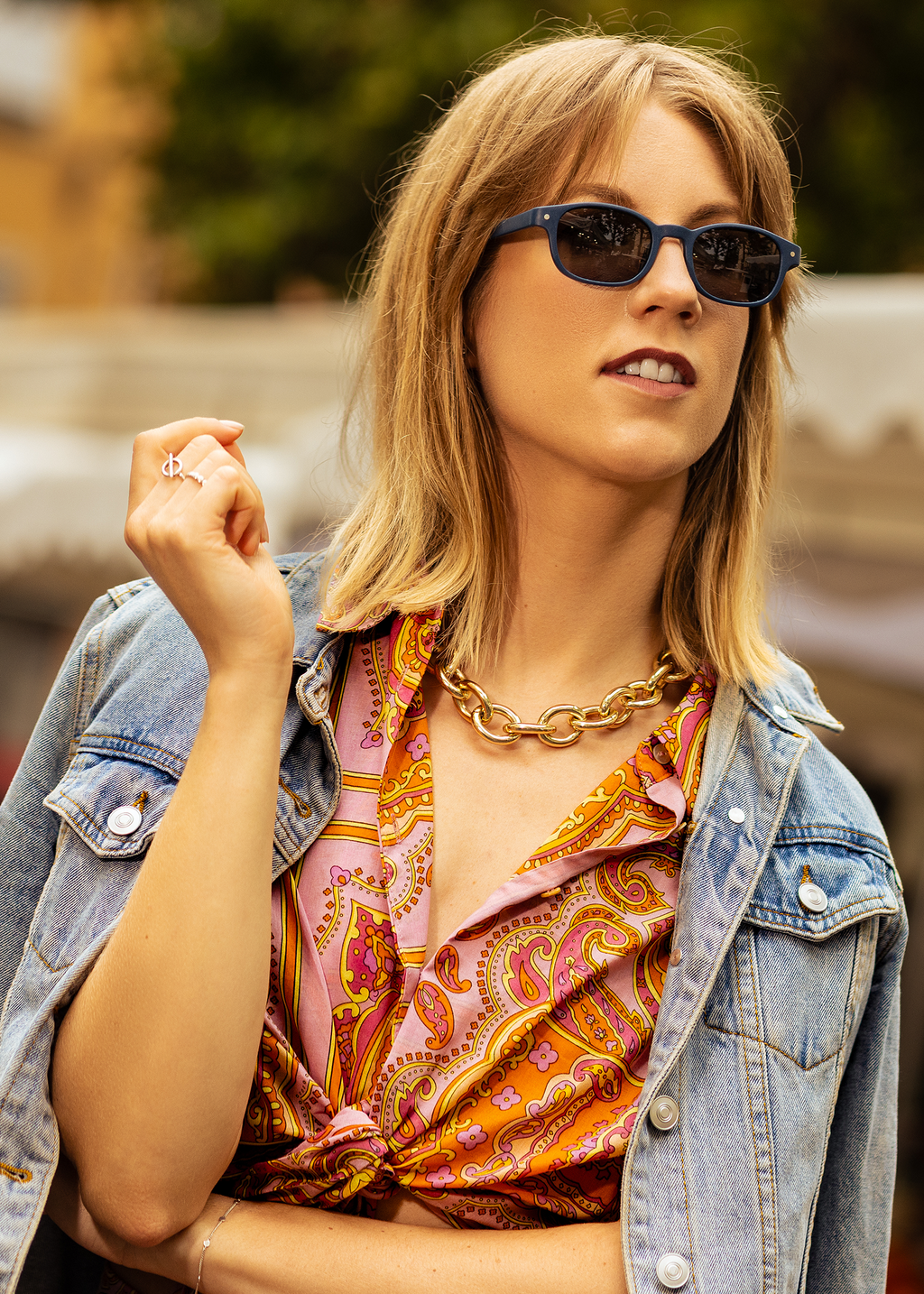 Kara – Steel Blue - SUNGLASSES