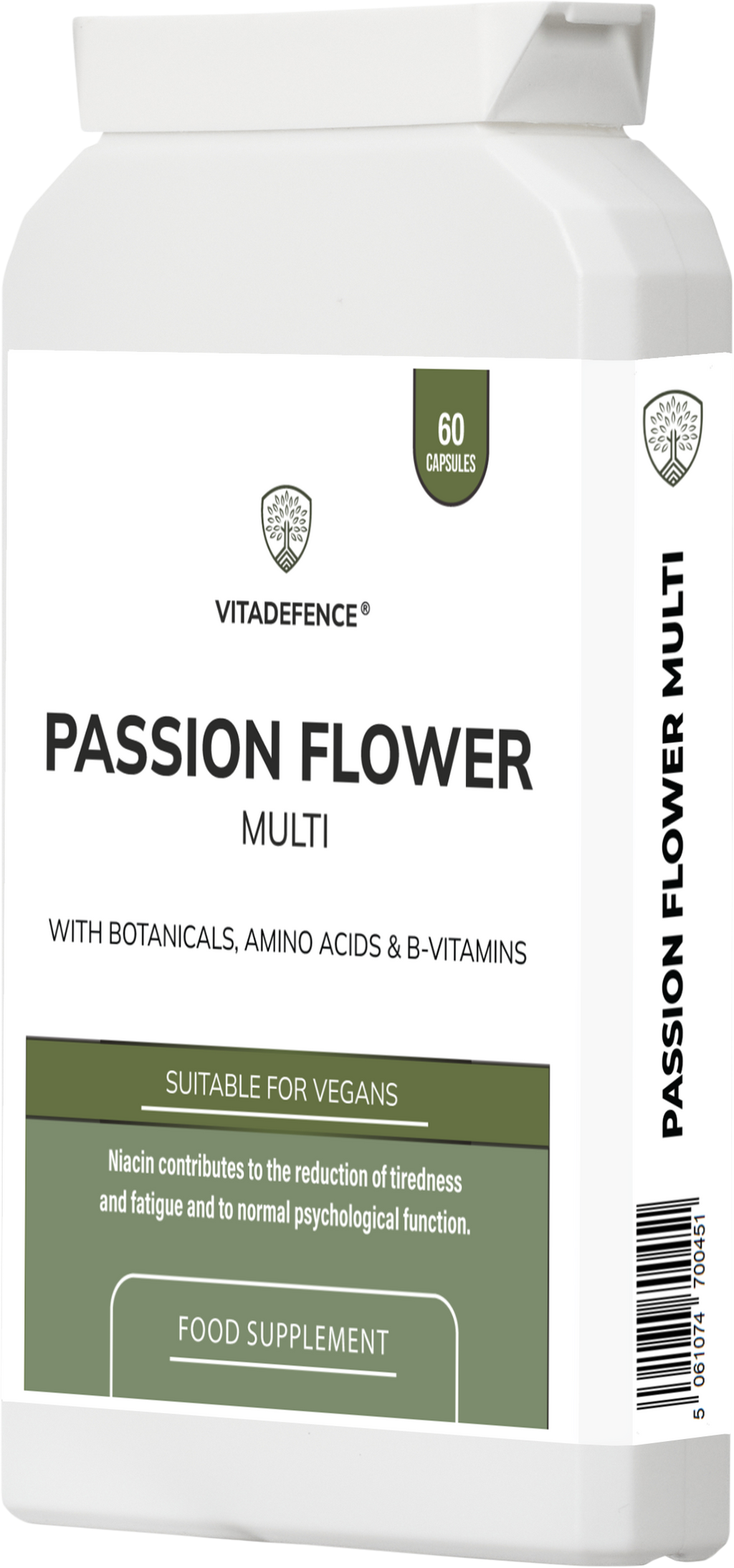 Passion Flower Multi | With Montmorency Cherry, Chamomile, Ashwagandha & Magnesium – 60 Capsule