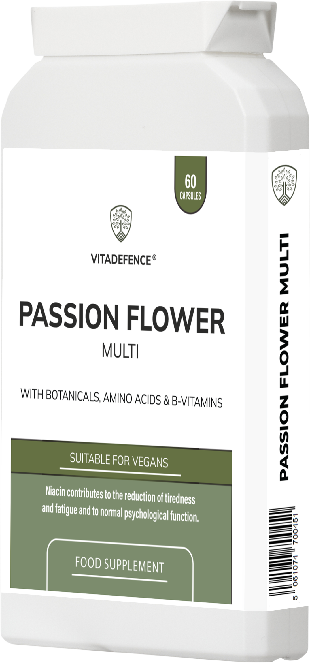Passion Flower Multi | With Montmorency Cherry, Chamomile, Ashwagandha & Magnesium – 60 Capsule