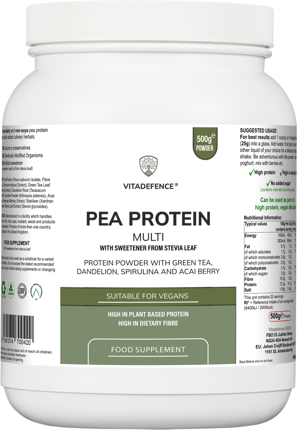 Pea Protein Multi — 500 g