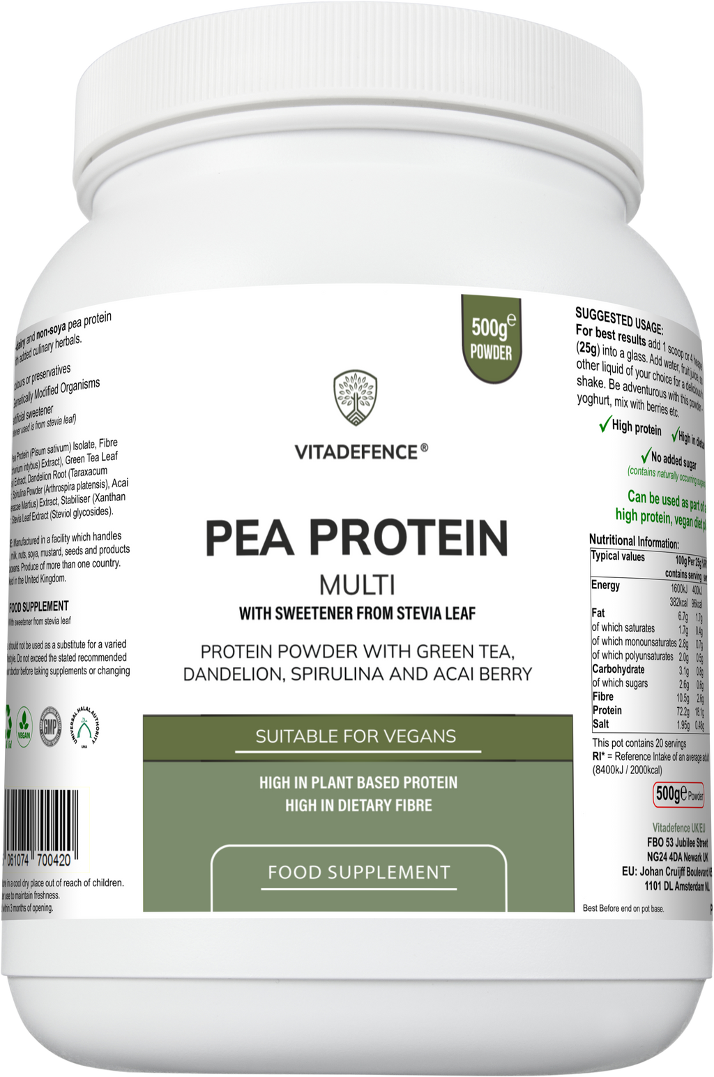 Pea Protein Multi — 500 g