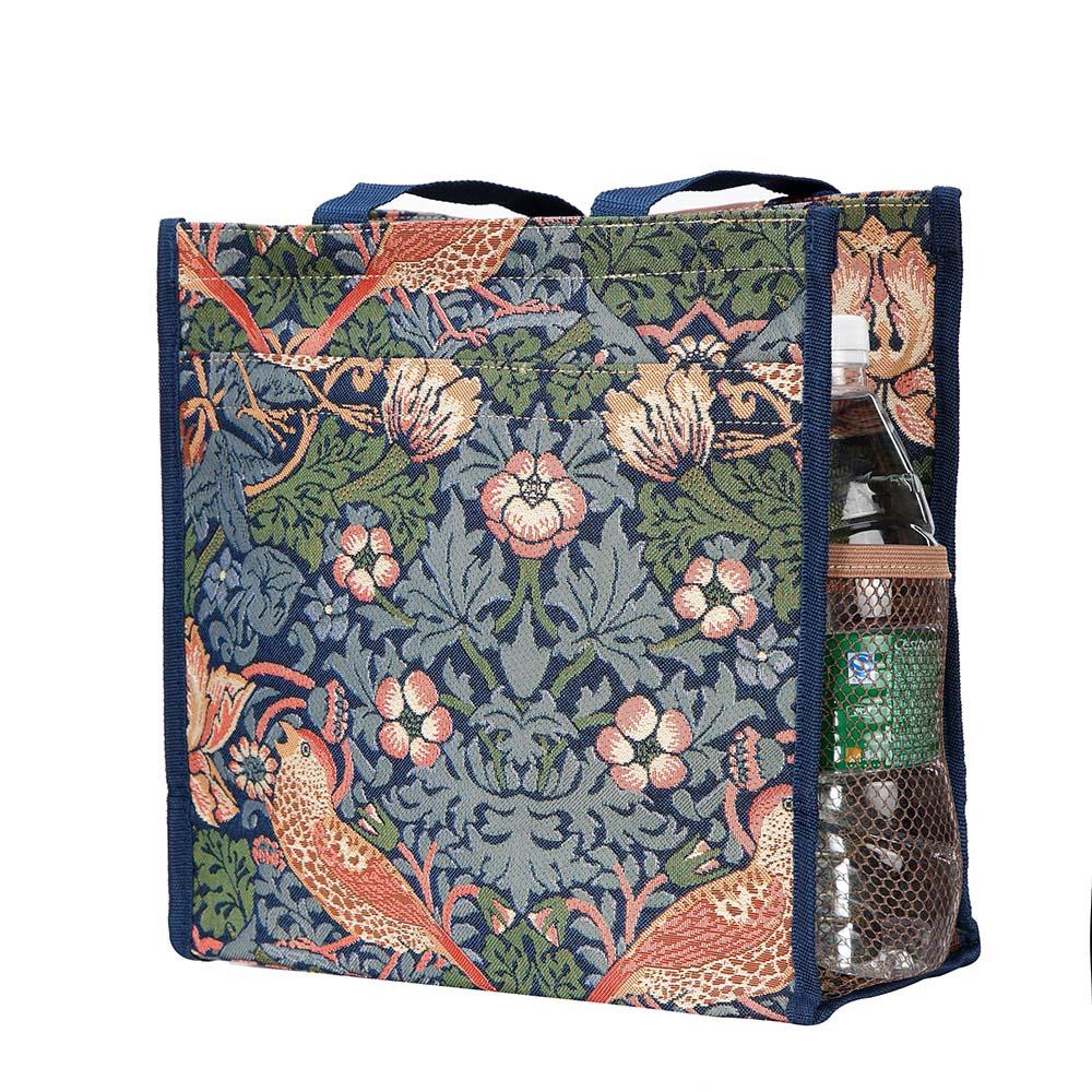 William Morris Strawberry Thief Blue - Shopper Bag