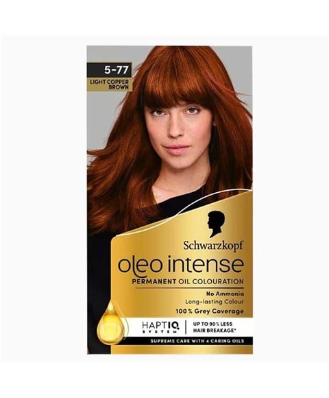 Schwarzkopf Oleo Intense Permanent Oil Colouration 5-77 Light Copper Brown