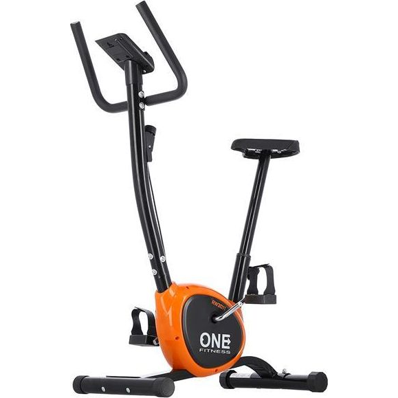 ONE Fitness RW3011 mechanikus szobakerékpár, fekete-narancsszín-0