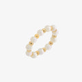 Mother of Pearl stretched ring